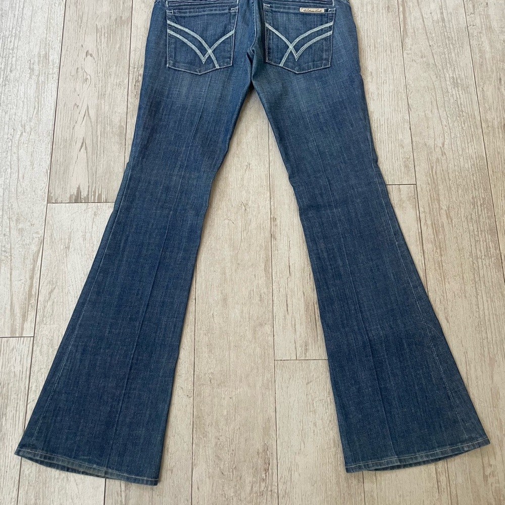 William Rast Savoy Blue Boot Cut Leg Jeans - Y2K Vintage Size 27 - Picture 5 of 6